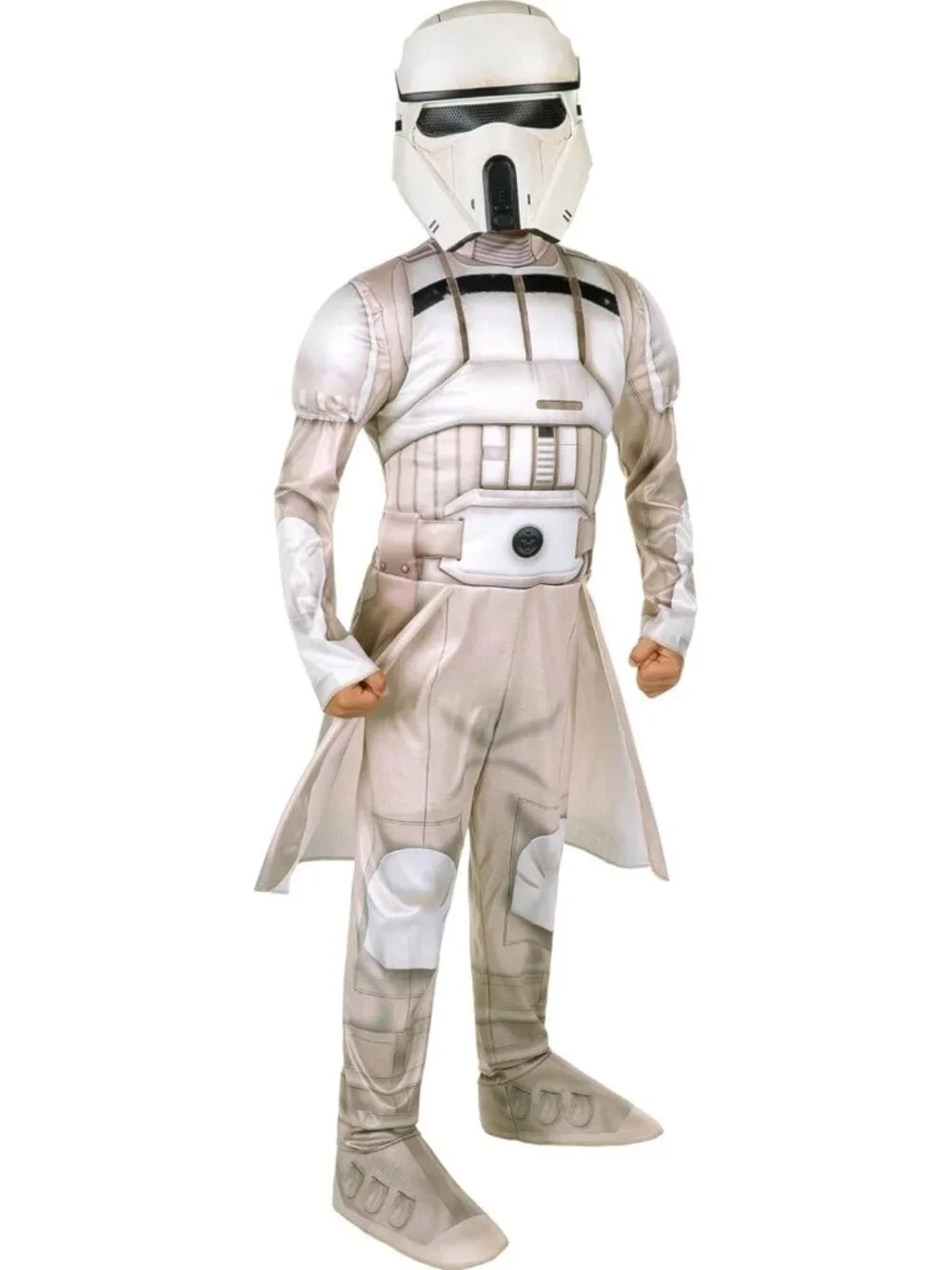 Youth Halloween Costume - Premium Quality Padded Jumpsuit & Mask, Star Wars